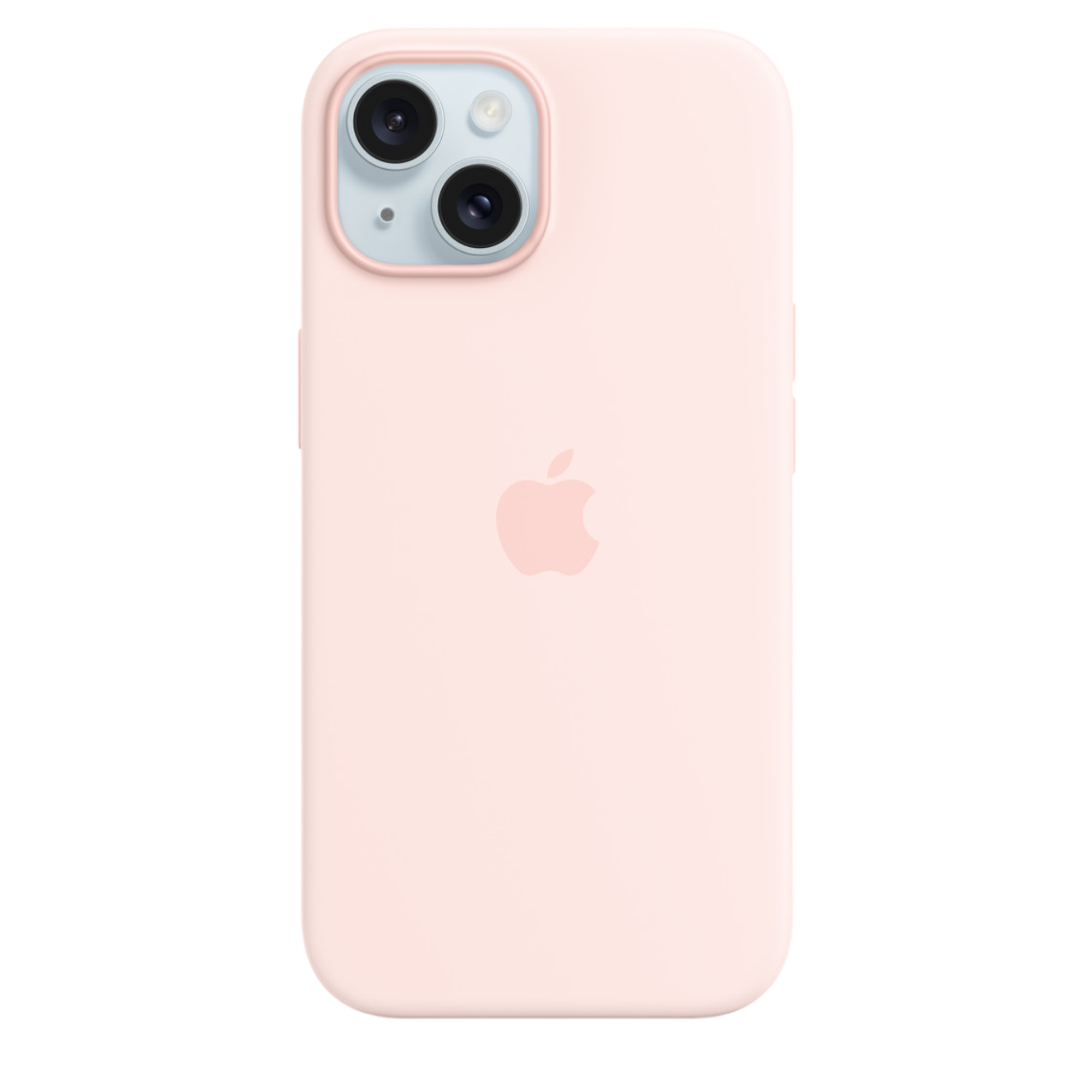 iPhone 15 Silicone Case with MagSafe - Light Pink - alAsil